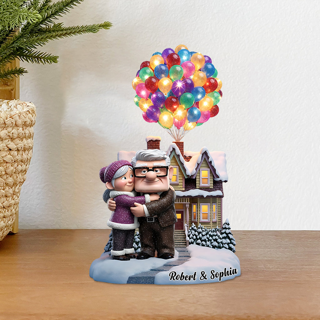 Personalized Custom Acrylic Plaque Cute Couple Design Gift Custom Shaped Acrylic Plaque GradoCreations