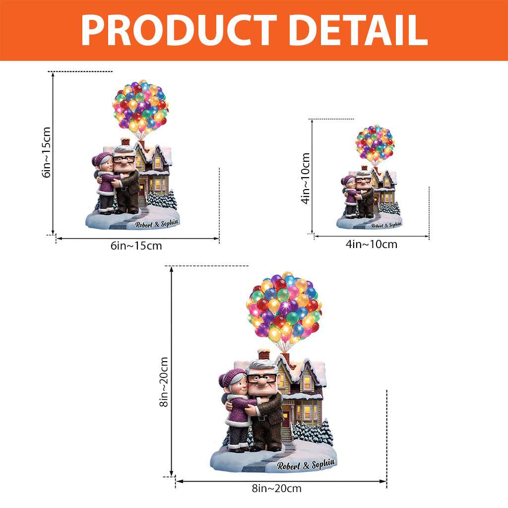 Personalized Custom Acrylic Plaque Cute Couple Design Gift Custom Shaped Acrylic Plaque GradoCreations