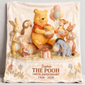 Personalized 100th Anniversary Winnie the Pooh Blanket Gift Blanket GradoCreations