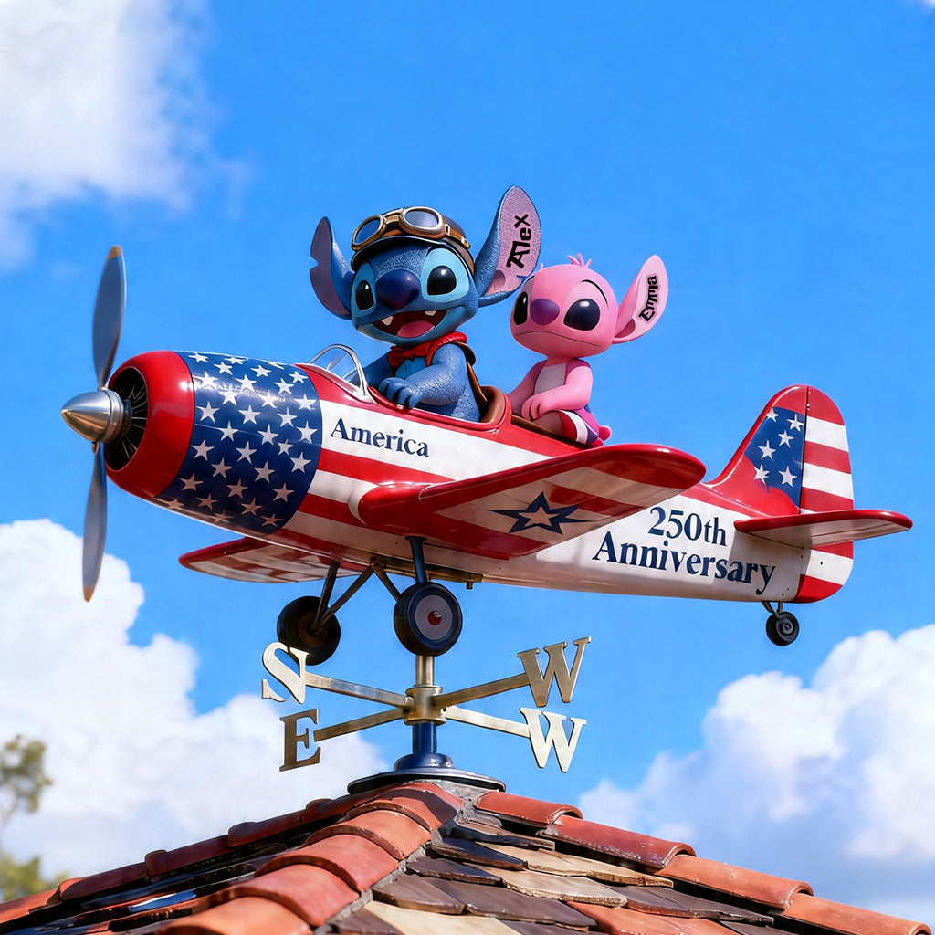Custom Ohana Weather Vane Personalized Gift for Couples Weather Vane GradoCreations
