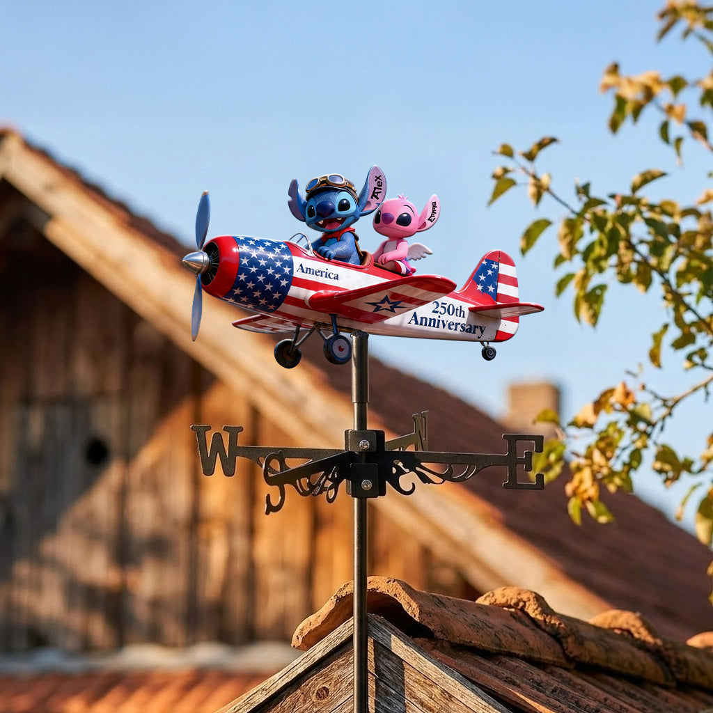 Custom Ohana Weather Vane Personalized Gift for Couples Weather Vane GradoCreations
