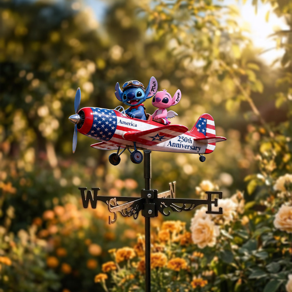 Custom Ohana Weather Vane Personalized Gift for Couples Weather Vane GradoCreations
