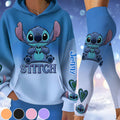 Personalized Stitch Hoodie and Leggings Set for Family Gift Hoodie & Leggings GradoCreations