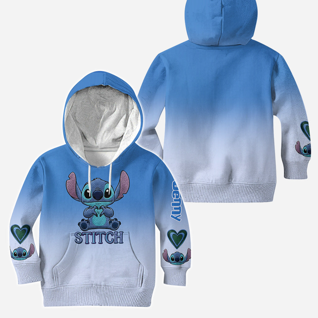 Personalized Stitch Hoodie and Leggings Set for Family Gift Hoodie & Leggings GradoCreations