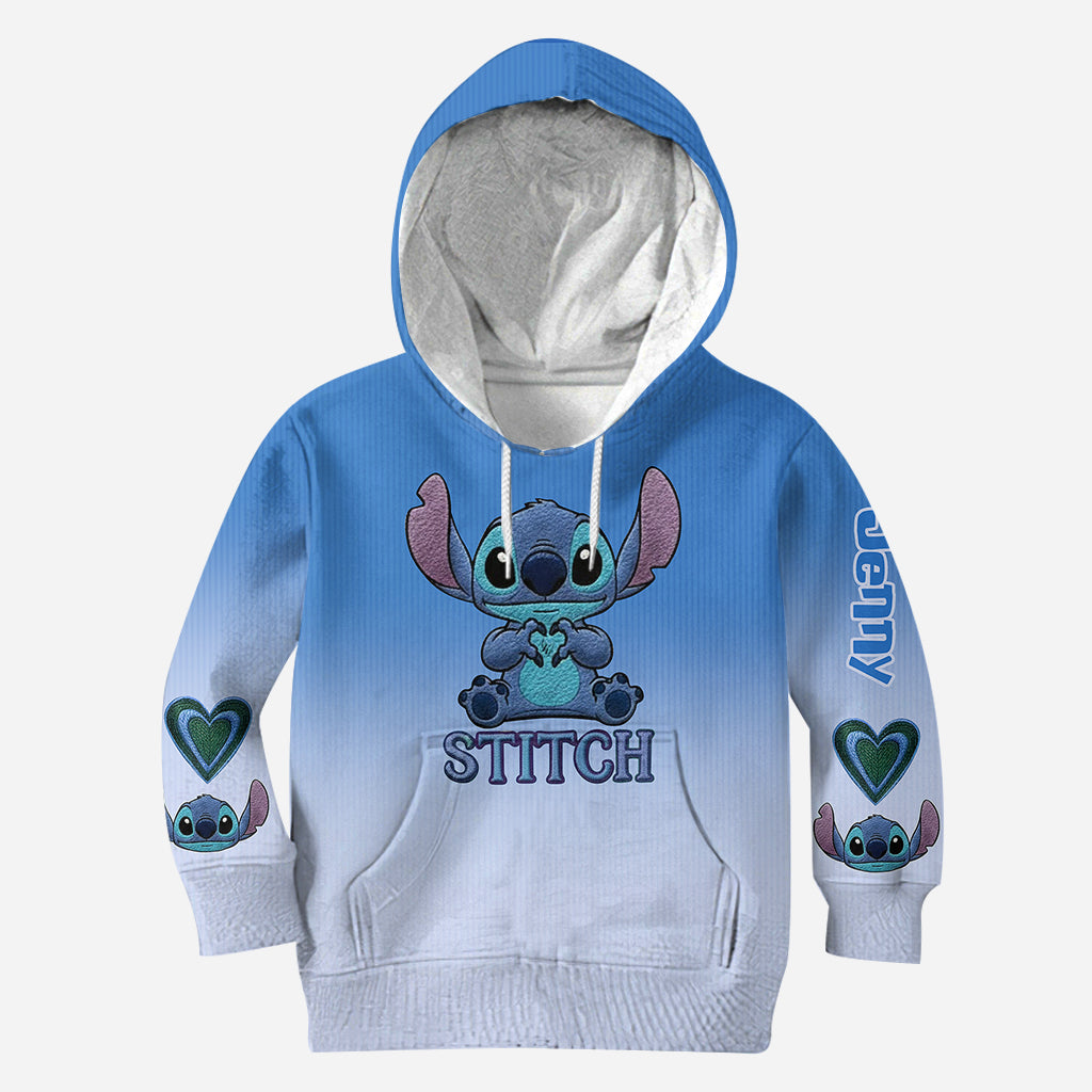 Personalized Stitch Hoodie and Leggings Set for Family Gift Hoodie & Leggings GradoCreations