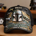 Personalized Star Wars Cap with Mandalorian & Yoda Gift Idea Classic Cap GradoCreations