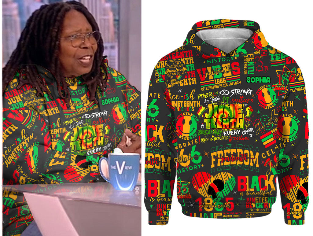 Personalized Juneteenth All-Over Shirt Custom Design for Dad All Over Shirt GradoCreations