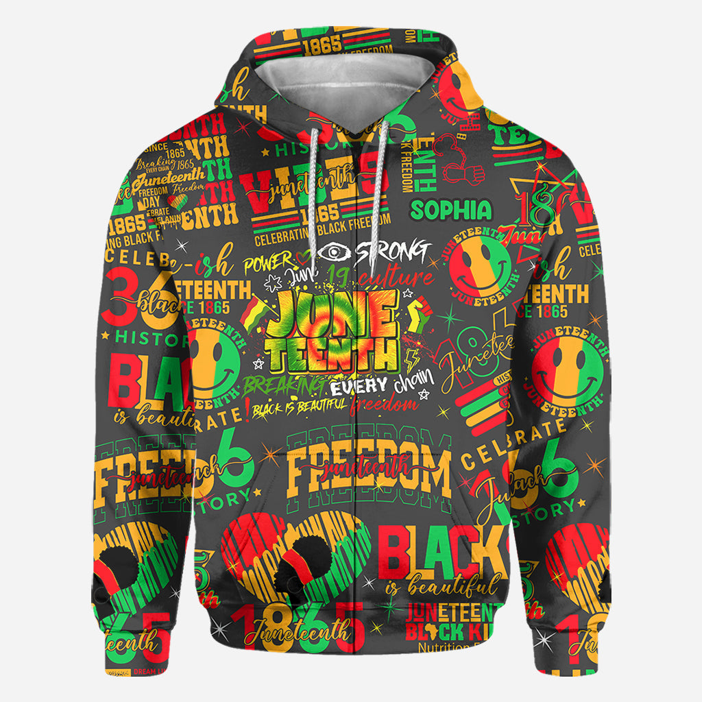 Personalized Juneteenth All-Over Shirt Custom Design for Dad All Over Shirt GradoCreations