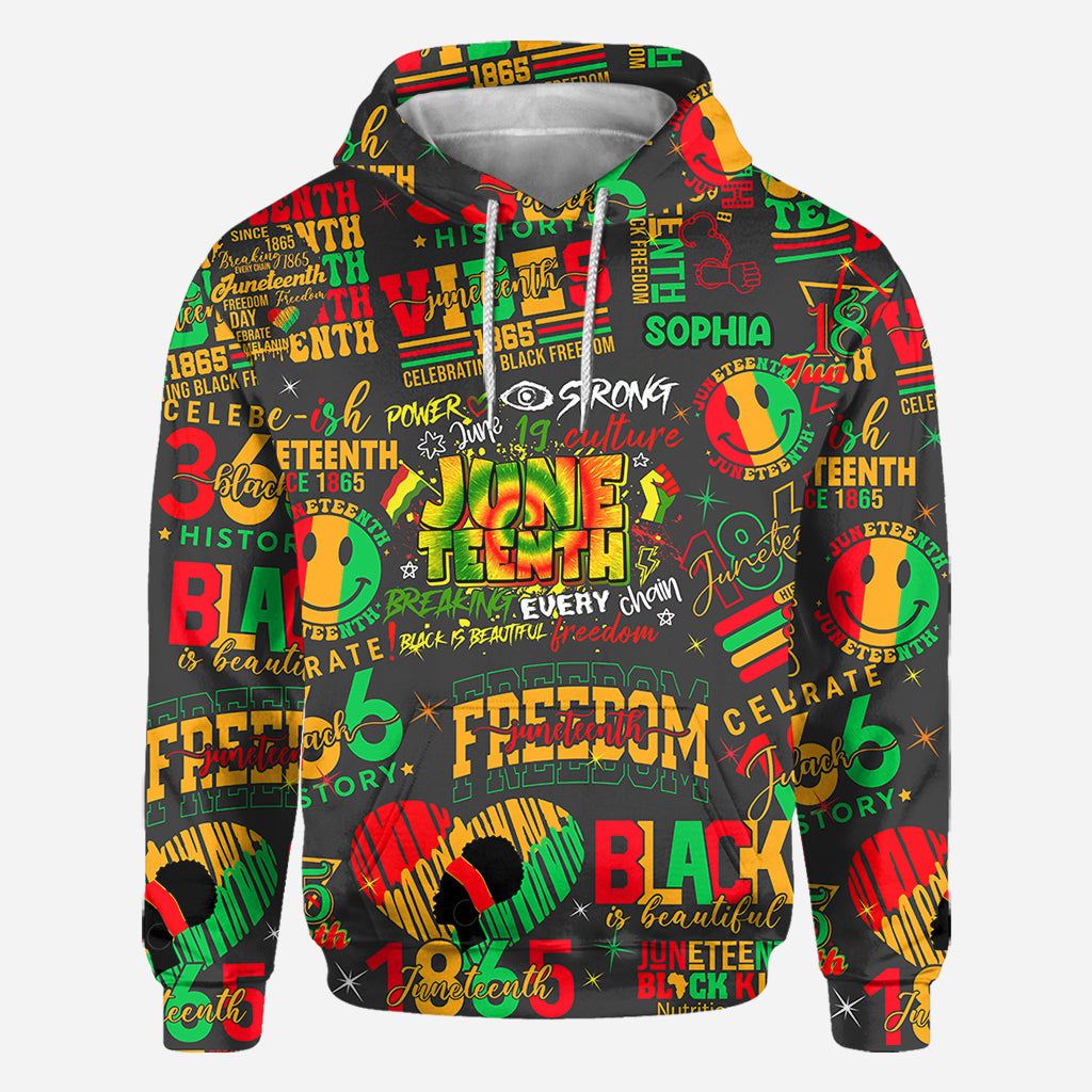 Personalized Juneteenth All-Over Shirt Custom Design for Dad All Over Shirt GradoCreations