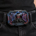 Personalized Star Wars Leather Belt with Custom Buckle Gift for Him Leather Belt With Shaped Buckle GradoCreations