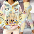 Personalized Disney Castle Hoodie and Leggings Set | Custom Name Gift for Kids Hoodie & Leggings GradoCreations
