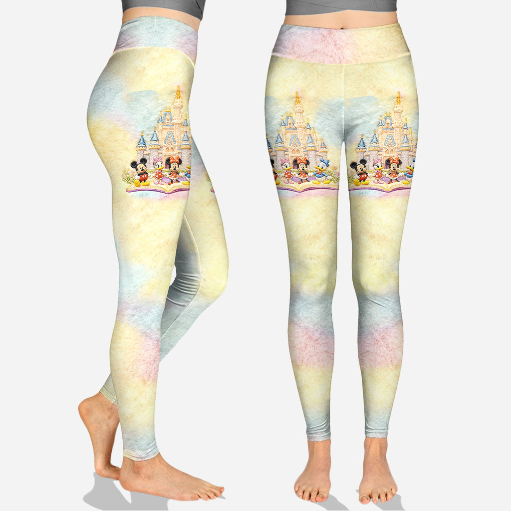 Personalized Disney Castle Hoodie and Leggings Set | Custom Name Gift for Kids Hoodie & Leggings GradoCreations