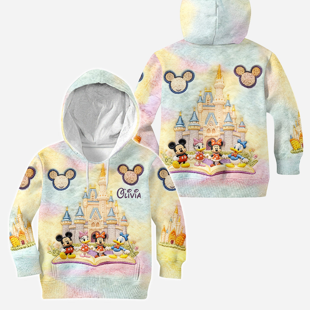 Personalized Disney Castle Hoodie and Leggings Set | Custom Name Gift for Kids Hoodie & Leggings GradoCreations
