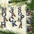 Personalized Acrylic Ornament Transparent Nightmare Gift for Christmas One-sided Ornament GradoCreations