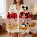 Personalized 3D Mouse Cardigan Sweater for Women | Custom Gift Cardigan Sweater GradoCreations