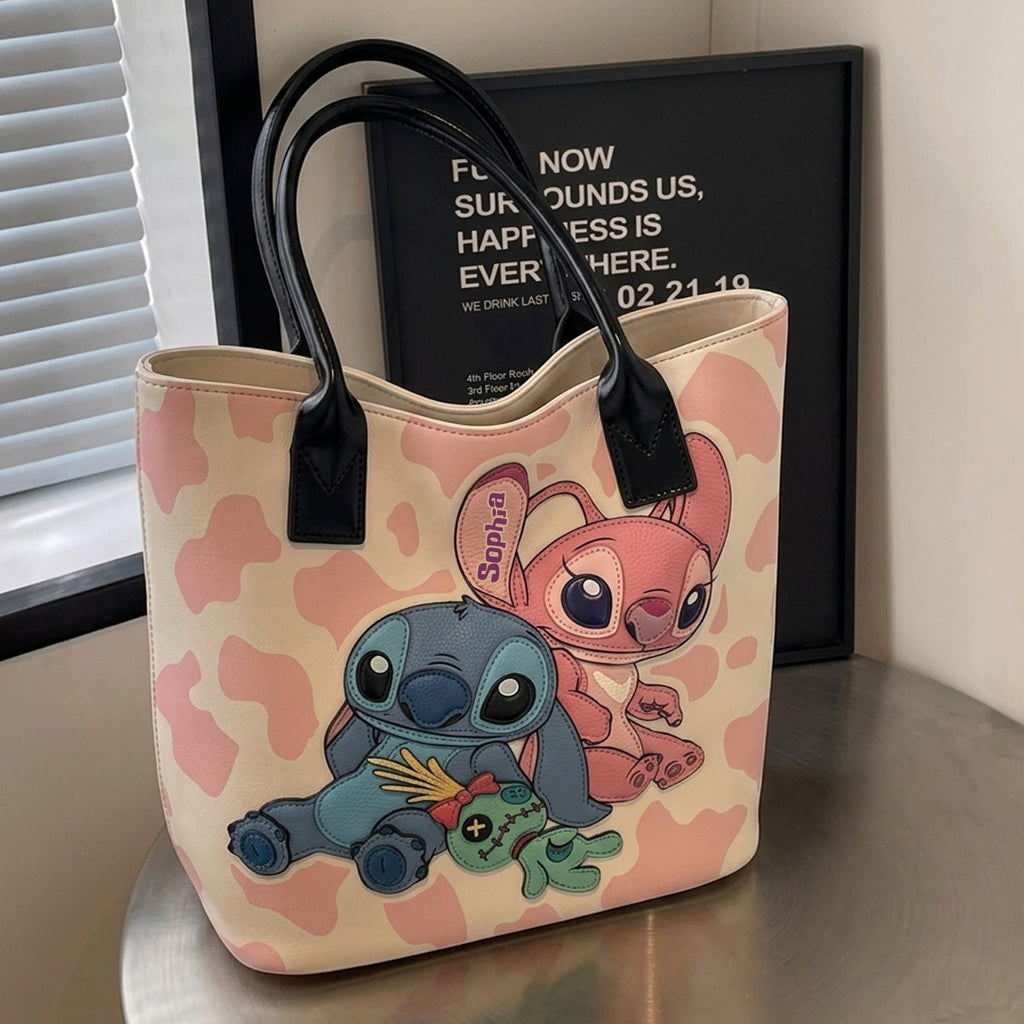 Personalized Ohana Tote Bag with Custom Name for Disney Fans Tote Bag GradoCreations