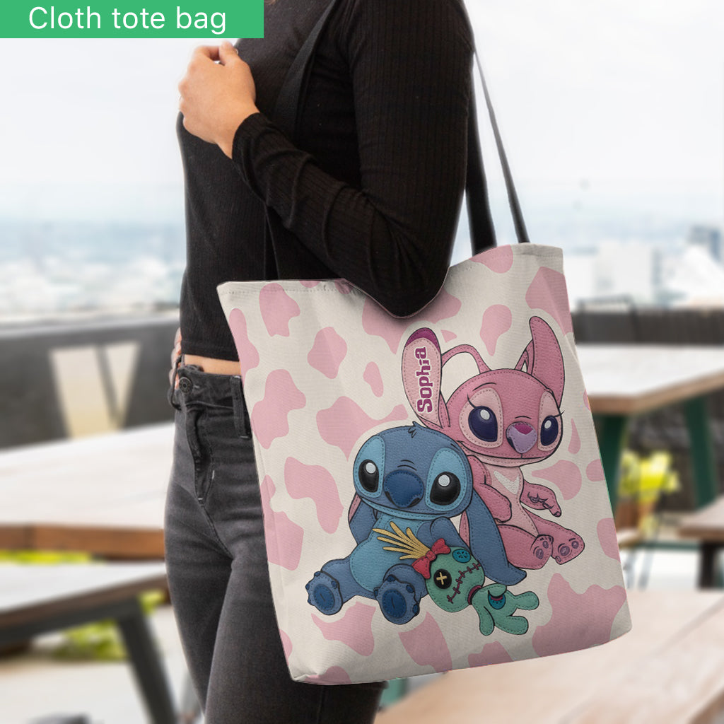 Personalized Ohana Tote Bag with Custom Name for Disney Fans Tote Bag GradoCreations