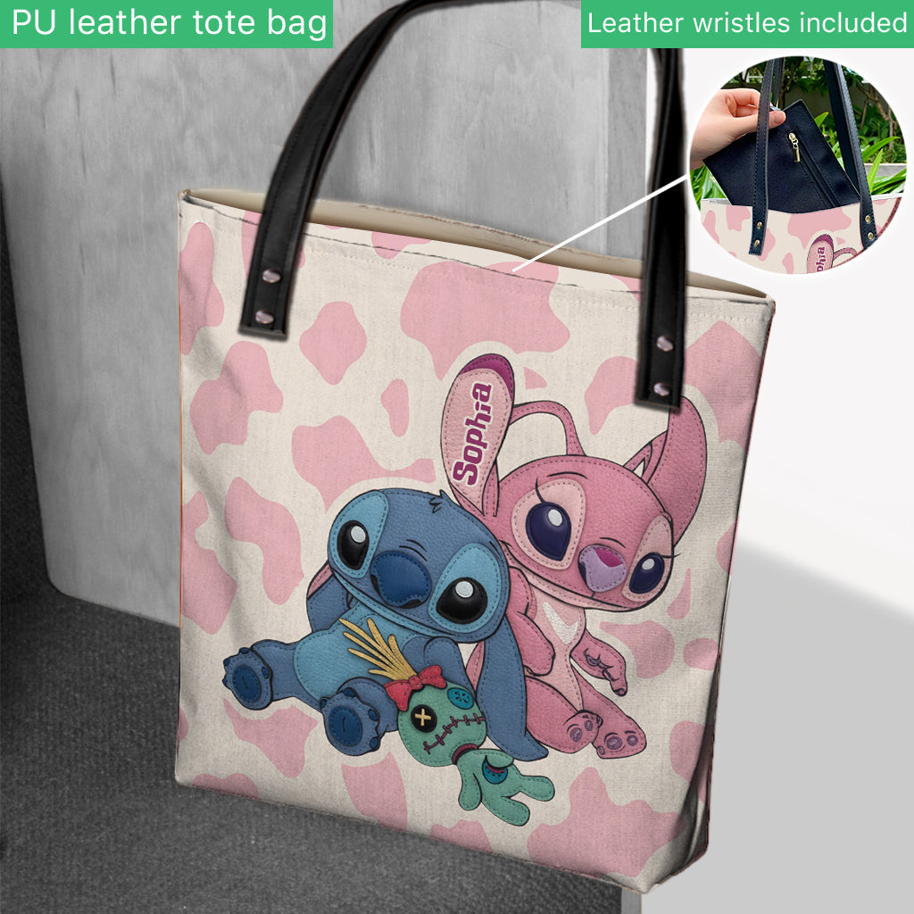 Personalized Ohana Tote Bag with Custom Name for Disney Fans Tote Bag GradoCreations