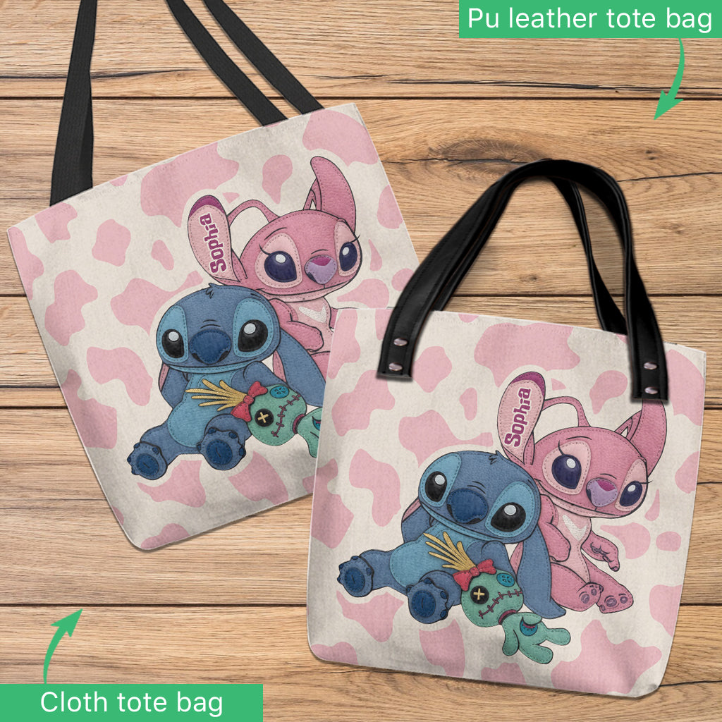 Personalized Ohana Tote Bag with Custom Name for Disney Fans Tote Bag GradoCreations