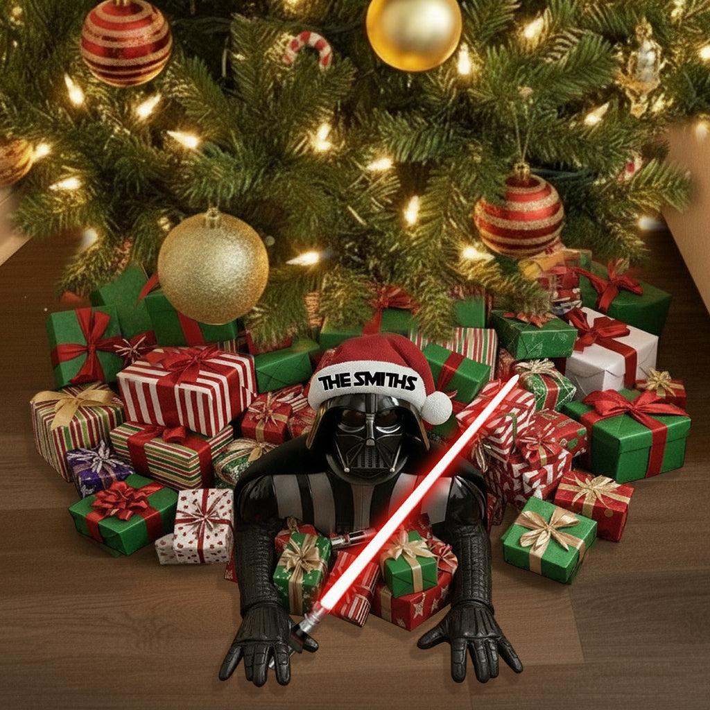 Personalized Dark Side Shaped Tree Skirt Custom Holiday Décor Shaped Tree Skirt GradoCreations