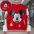Personalized Varsity Jacket Custom Name Mickey Mouse Gift Varsity Jacket GradoCreations