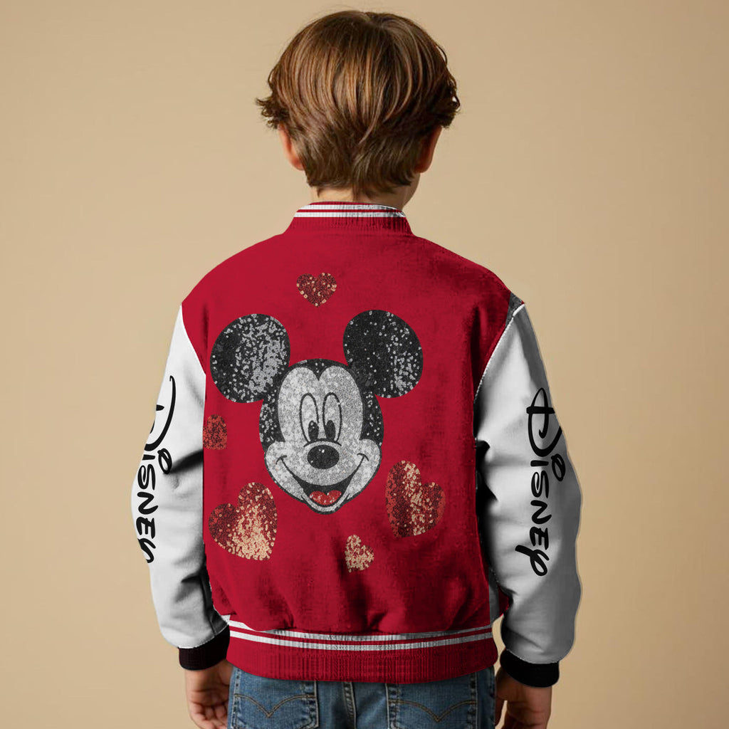 Personalized Varsity Jacket Custom Name Mickey Mouse Gift Varsity Jacket GradoCreations