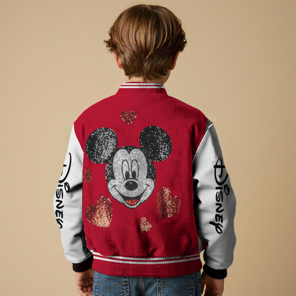 Personalized Varsity Jacket Custom Name Mickey Mouse Gift Varsity Jacket GradoCreations