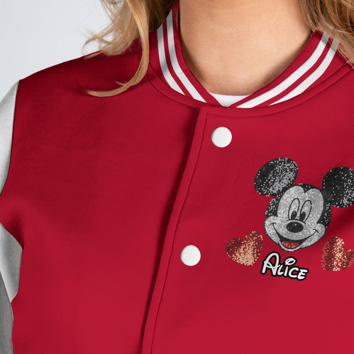 Personalized Varsity Jacket Custom Name Mickey Mouse Gift Varsity Jacket GradoCreations