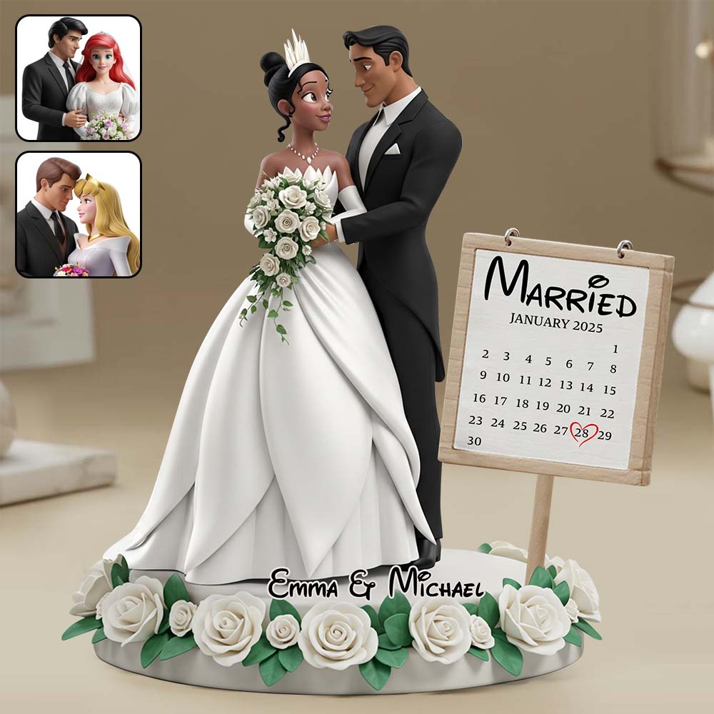 Personalized Happily Ever After Anniversary Acrylic Plaque Gift Custom Shaped Acrylic Plaque GradoCreations