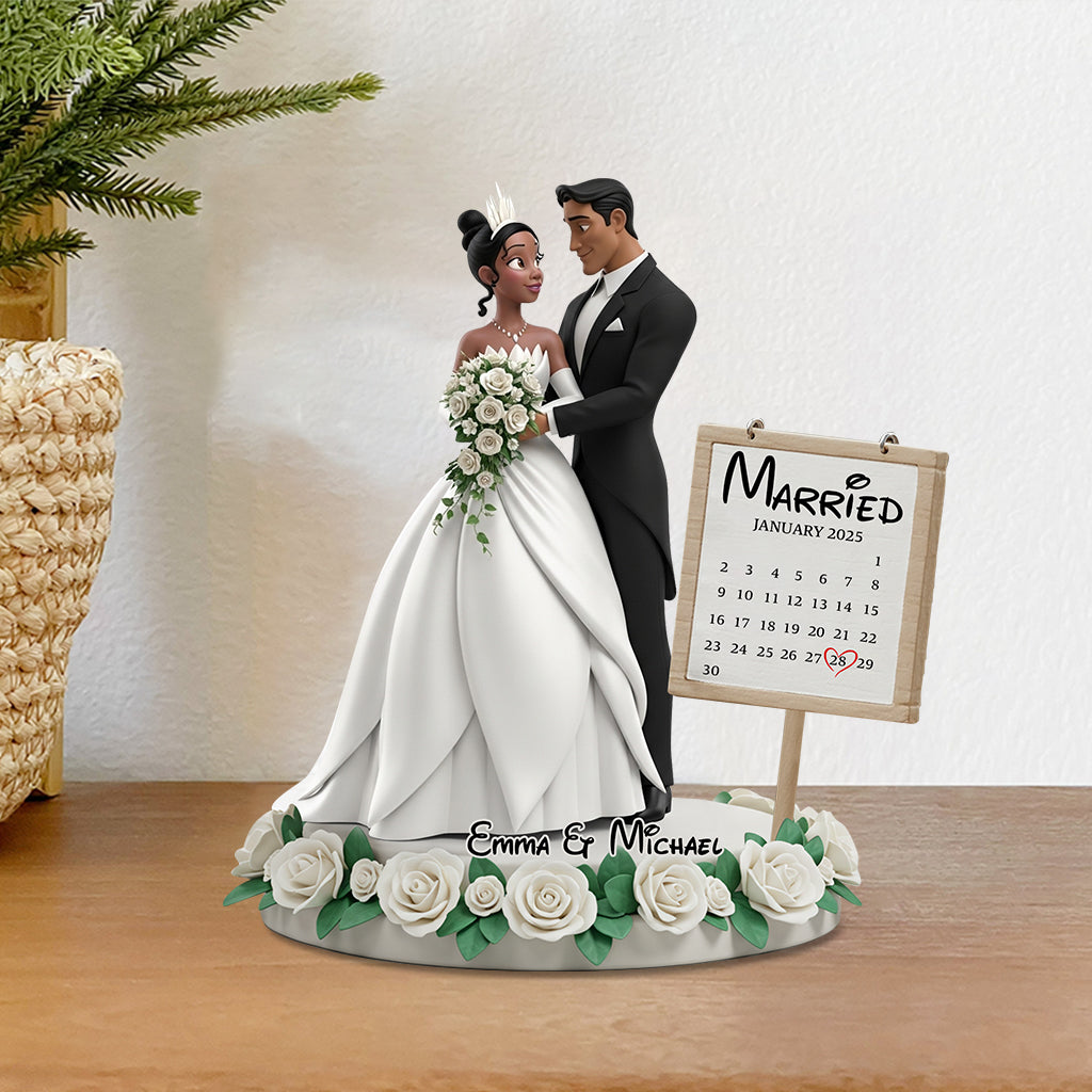 Personalized Happily Ever After Anniversary Acrylic Plaque Gift Custom Shaped Acrylic Plaque GradoCreations