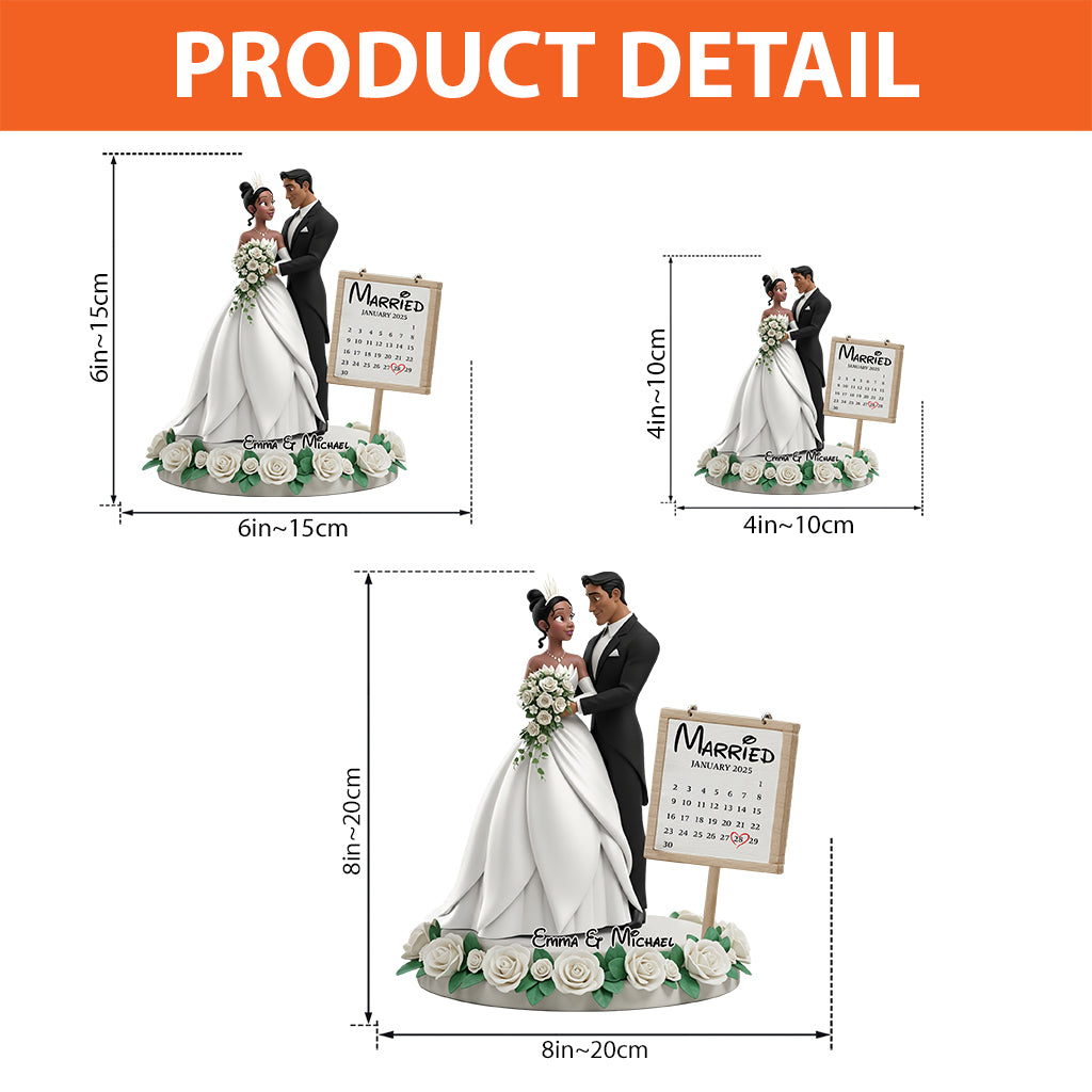 Personalized Happily Ever After Anniversary Acrylic Plaque Gift Custom Shaped Acrylic Plaque GradoCreations