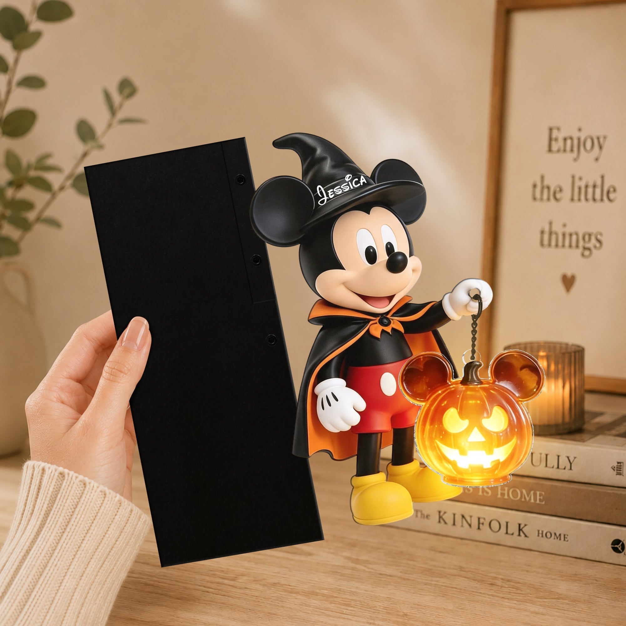 Personalized 3D Bookshelf Lamp Custom Mouse Design Gift Bookshelf Lamp GradoCreations
