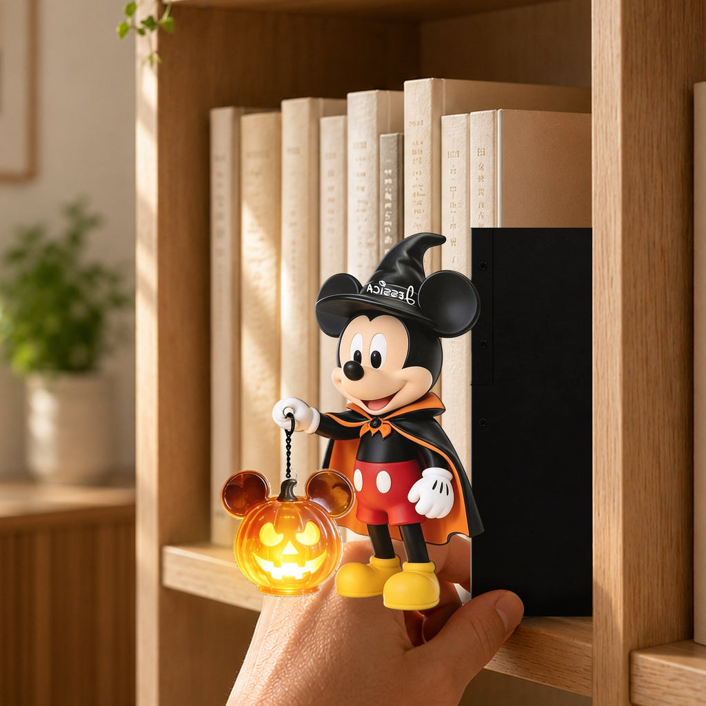 Personalized 3D Bookshelf Lamp Custom Mouse Design Gift Bookshelf Lamp GradoCreations