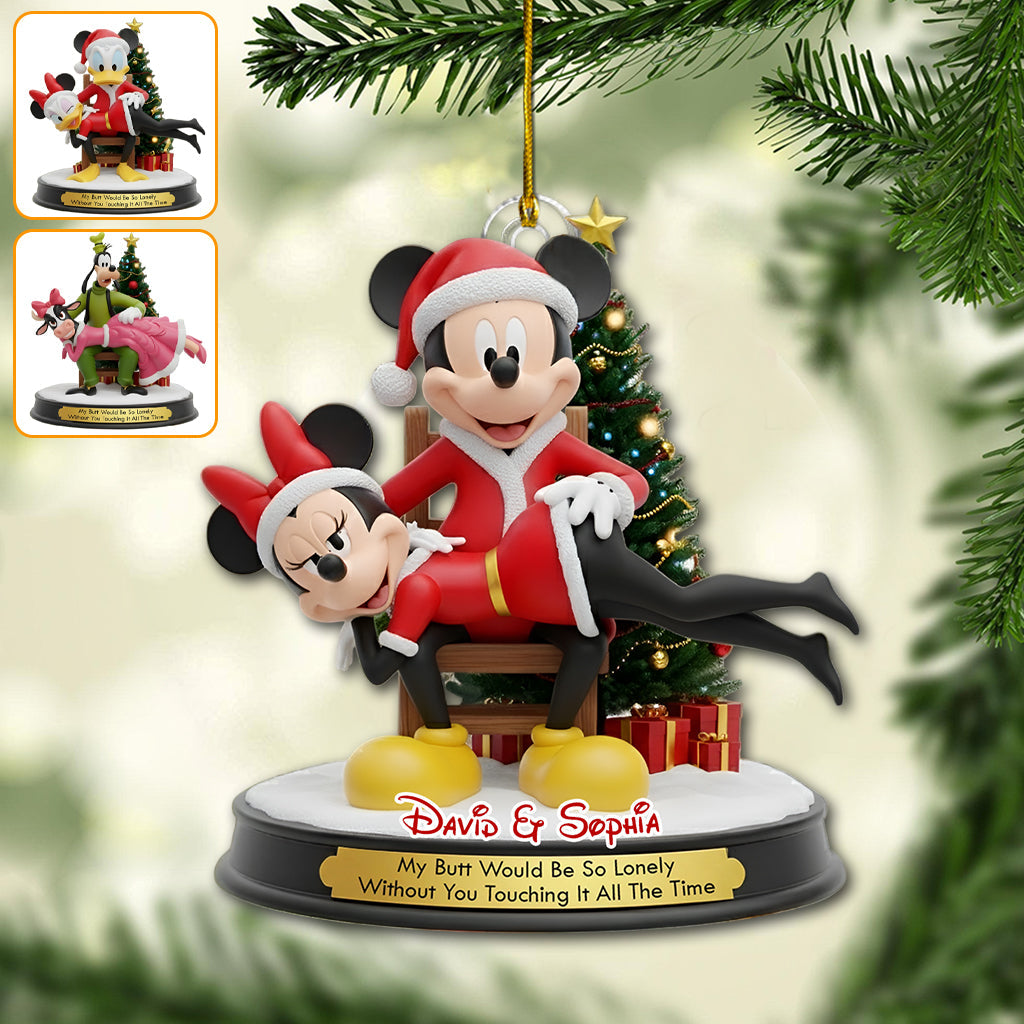 Personalized Funny Mouse Couple Ornament Christmas Gift Ornament GradoCreations
