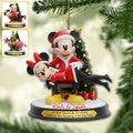 Personalized Funny Mouse Couple Ornament Christmas Gift Ornament GradoCreations