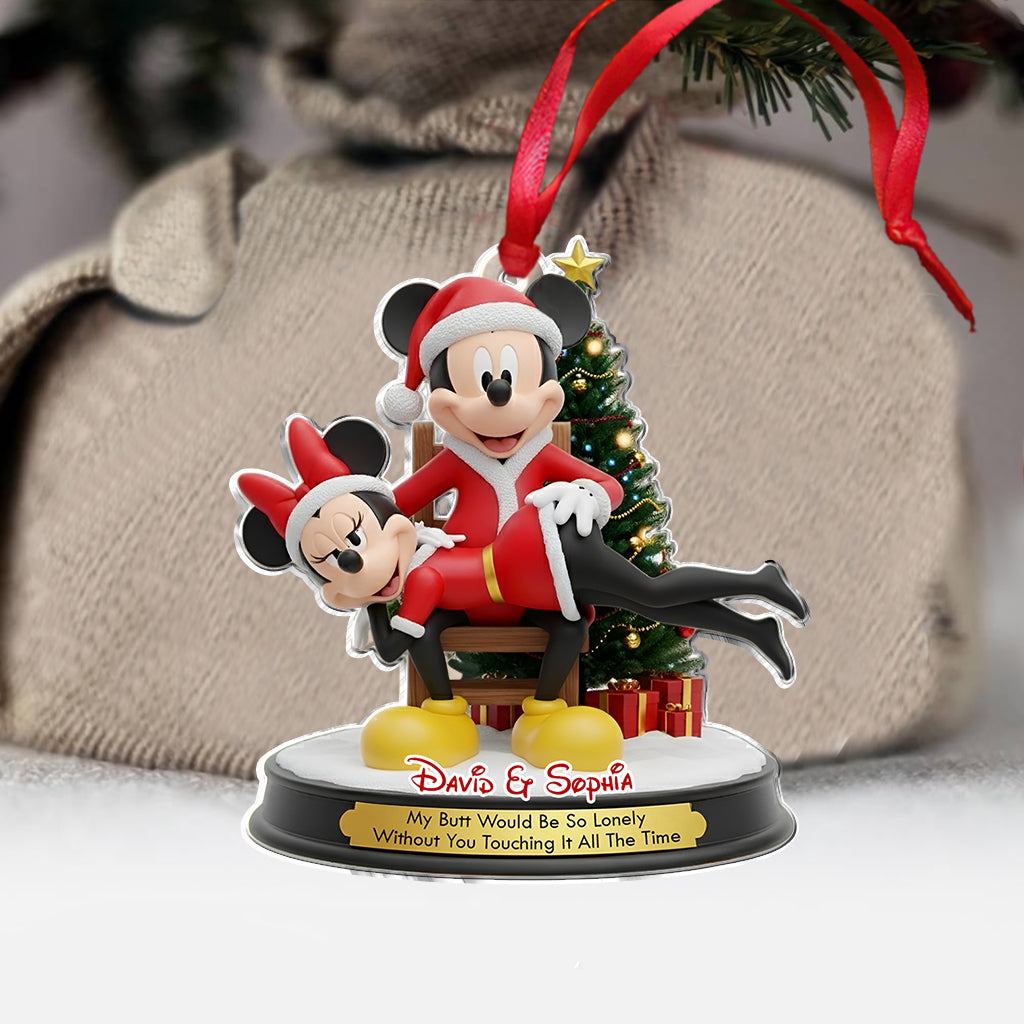 Personalized Funny Mouse Couple Ornament Christmas Gift Ornament GradoCreations