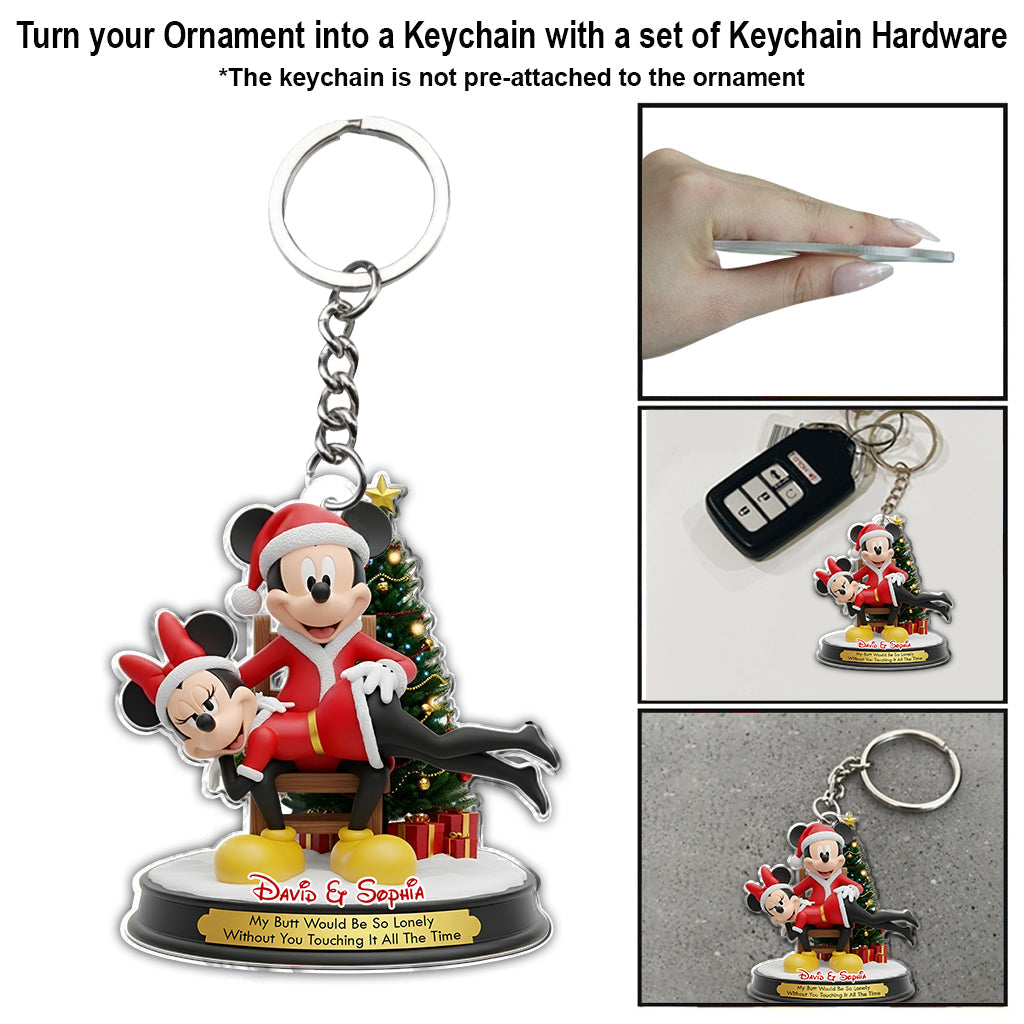 Personalized Funny Mouse Couple Ornament Christmas Gift Ornament GradoCreations