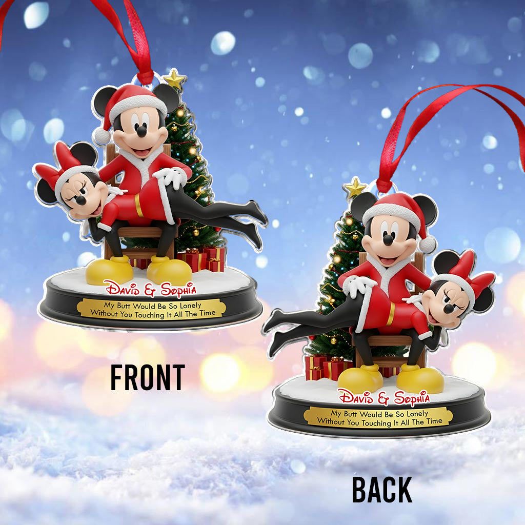 Personalized Funny Mouse Couple Ornament Christmas Gift Ornament GradoCreations