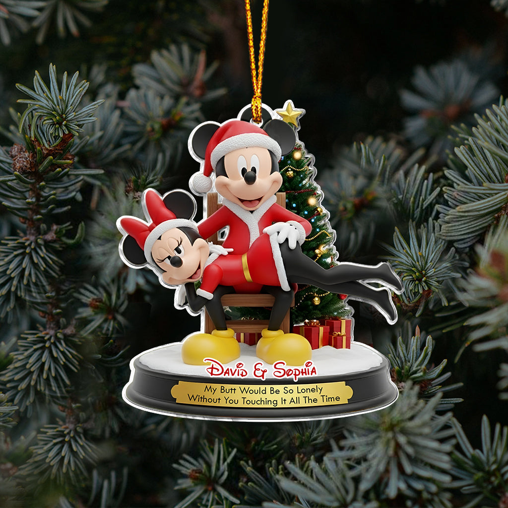 Personalized Funny Mouse Couple Ornament Christmas Gift Ornament GradoCreations