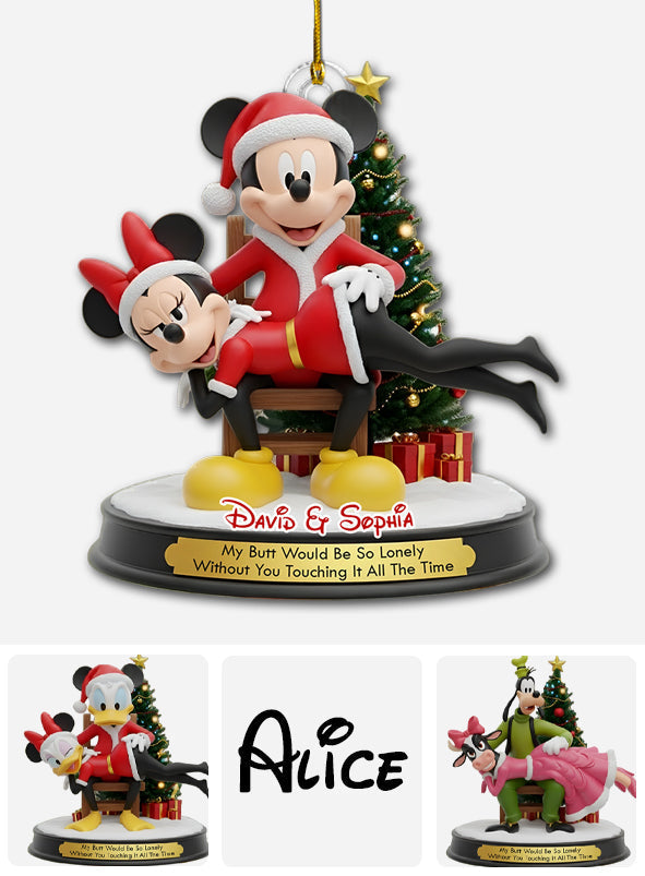 Personalized Funny Mouse Couple Ornament Christmas Gift Ornament GradoCreations