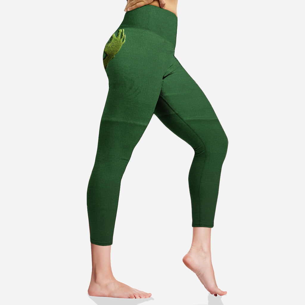 Personalized Christmas Leggings with Custom Text Gift for Her Leggings GradoCreations