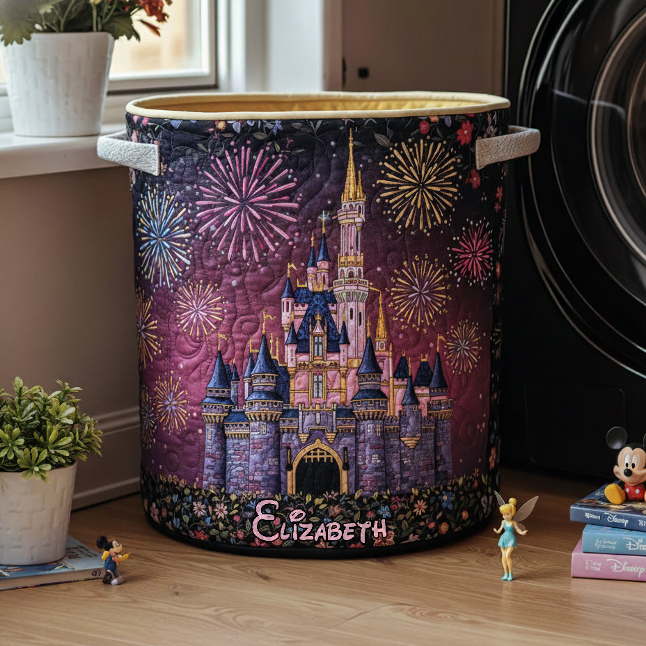 Personalized Mouse Storage Basket Custom Name for Kids Laundry Basket GradoCreations
