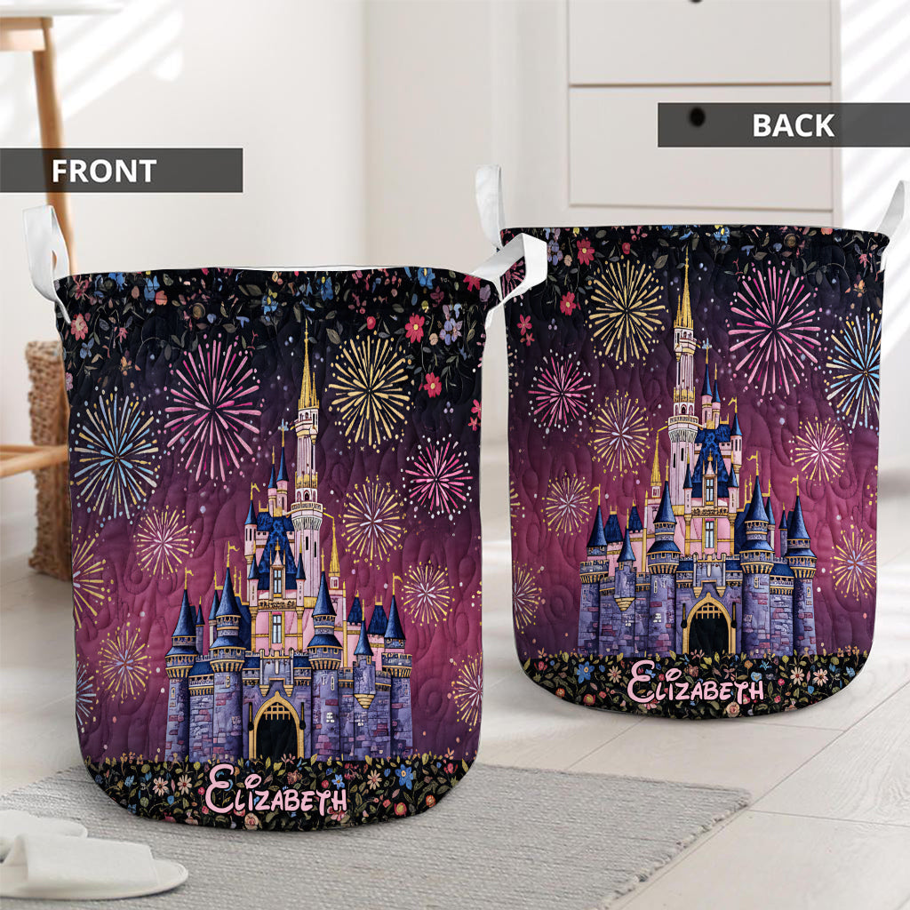 Personalized Mouse Storage Basket Custom Name for Kids Laundry Basket GradoCreations