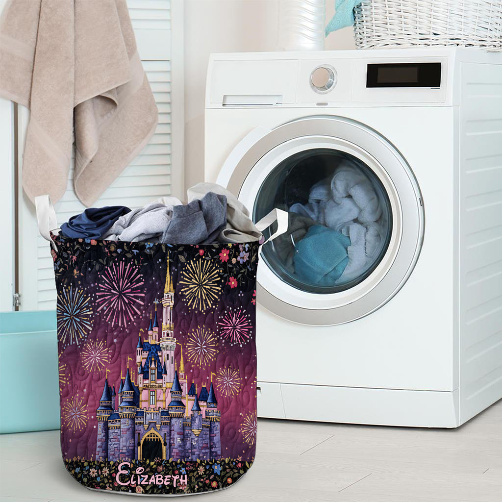 Personalized Mouse Storage Basket Custom Name for Kids Laundry Basket GradoCreations