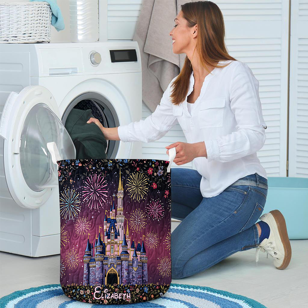 Personalized Mouse Storage Basket Custom Name for Kids Laundry Basket GradoCreations