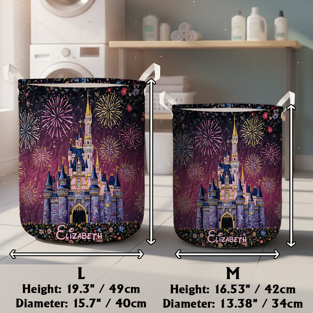 Personalized Mouse Storage Basket Custom Name for Kids Laundry Basket GradoCreations