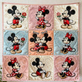 Personalized Mickey Mouse Blanket Gift for Couples | Soft Flannel Blanket GradoCreations