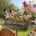 Personalized Mickey Mouse Weather Vane Custom Family Name Gift Weather Vane GradoCreations