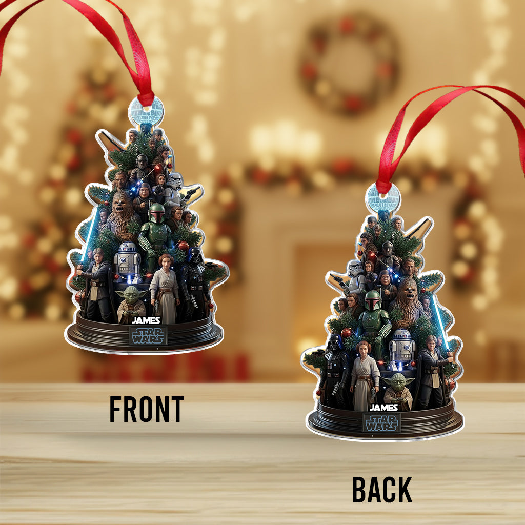 Personalized Star Wars Ornament Custom Name Gift for Christmas Ornament GradoCreations