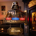 Personalized Wooden Wall Mount Sign for Dad | I Am Their Father Wooden Wall Mount Sign GradoCreations